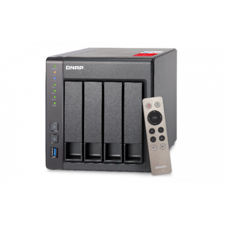 QNAP TS-451+ NAS Torre Ethernet Negro J1900