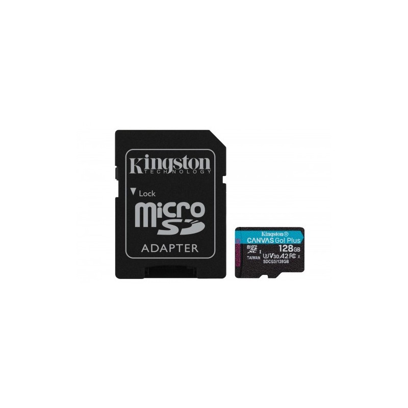 Kingston Technology Canvas Go! Plus memoria flash 128 GB MicroSD Clase 10 UHS-I