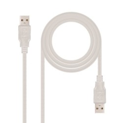 Nanocable CABLE USB 2.0, TIPO A/M-A/M, 1.0 M