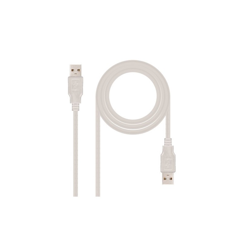 Nanocable CABLE USB 2.0, TIPO A/M-A/M, 1.0 M