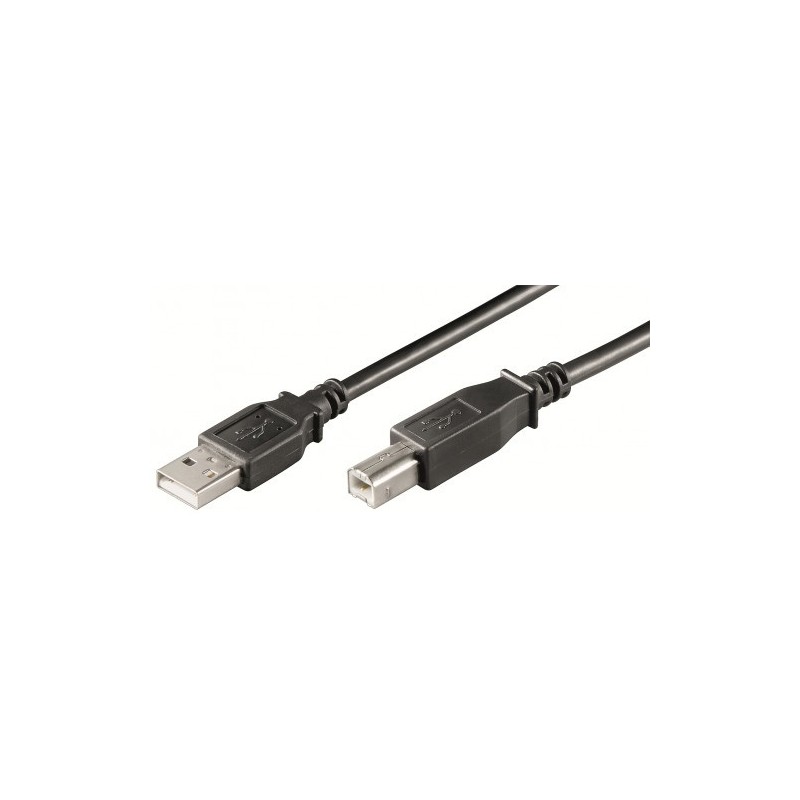 Ewent EW-UAB-030 cable USB 3 m 2.0 USB A USB B Negro