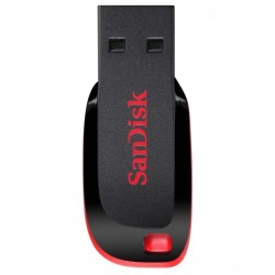 Sandisk Cruzer Blade unidad flash USB 128 GB USB tipo A 2.0 Negro, Rojo