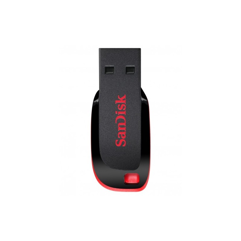 Sandisk Cruzer Blade unidad flash USB 128 GB USB tipo A 2.0 Negro, Rojo