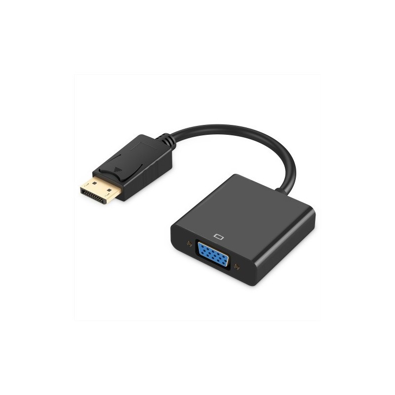 Ewent EC1454 adaptador de cable de vídeo 0,15 m DisplayPort VGA (D-Sub) Negro