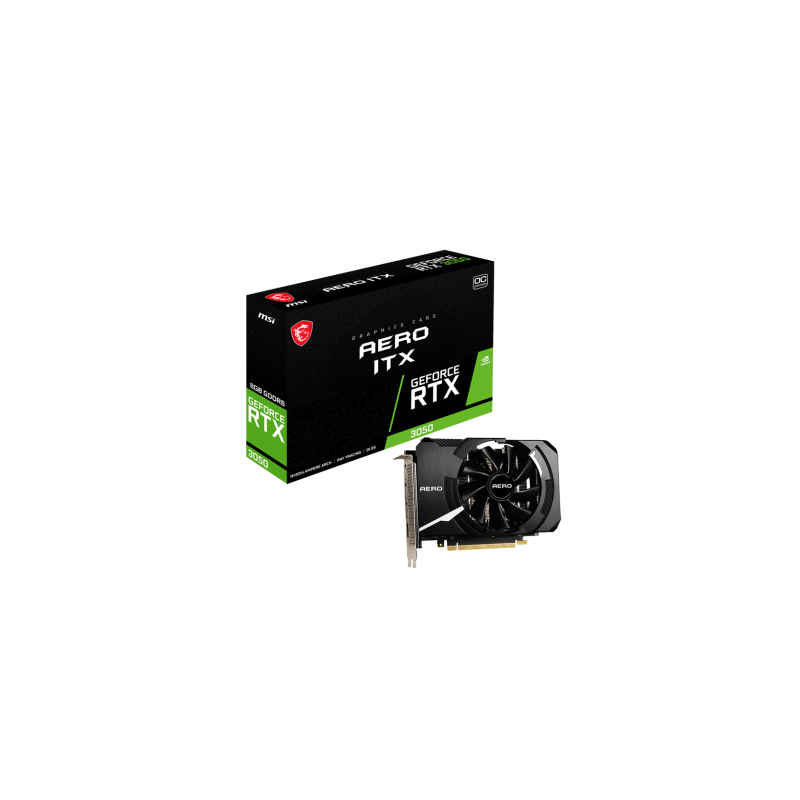 MSI GeForce RTX 3050 AERO ITX 8G OC NVIDIA 8 GB GDDR6