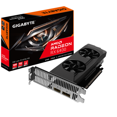 Gigabyte Radeon RX 6400 D6 LOW AMD 4 GB GDDR6