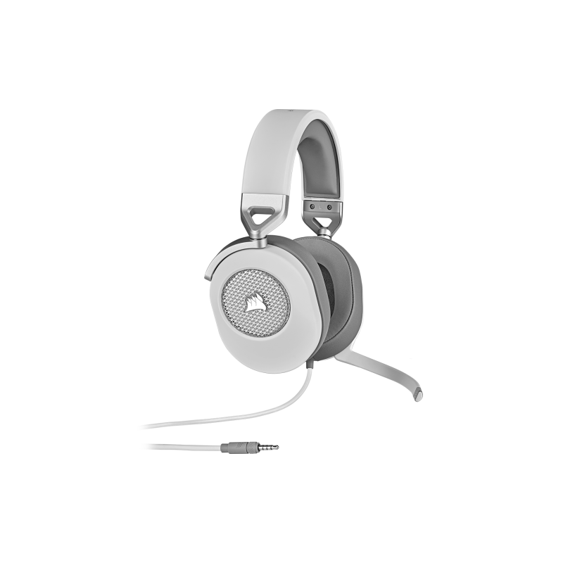 Corsair HS65 SURROUND Auriculares Alámbrico De mano Juego Blanco