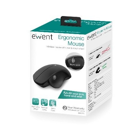 Ewent EW3151 ratón mano derecha 1600 DPI
