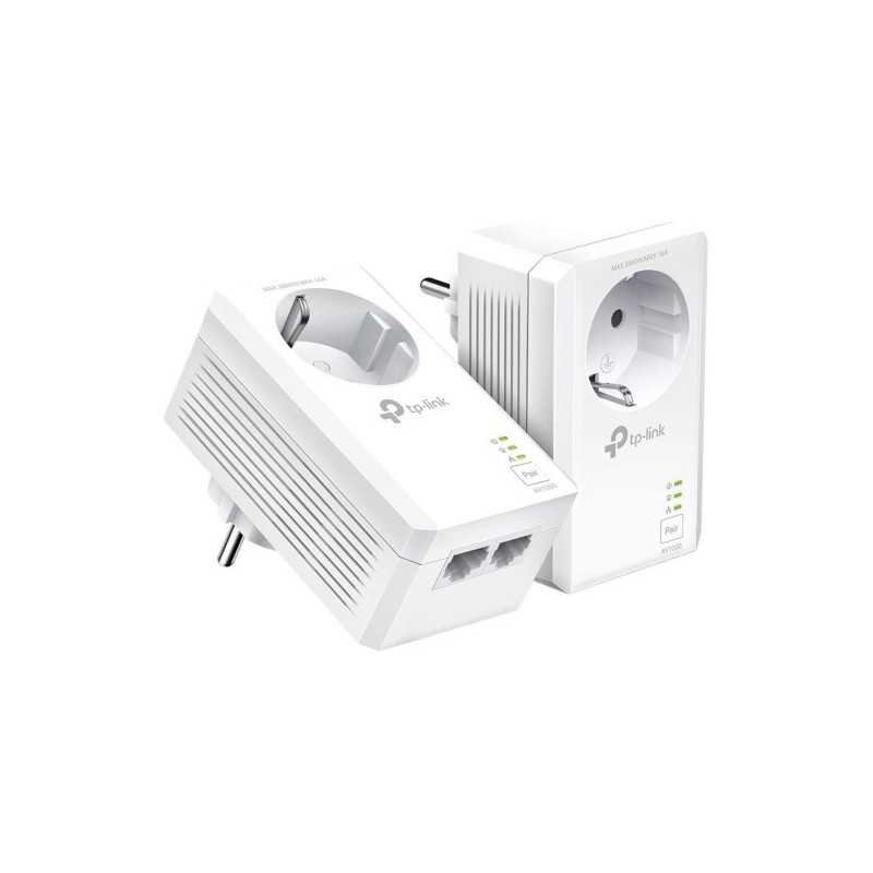 TP-LINK KIT INICIAL AV1000 2-PUERTOS GIGABIT CON ENCHUFE INCORPORADO