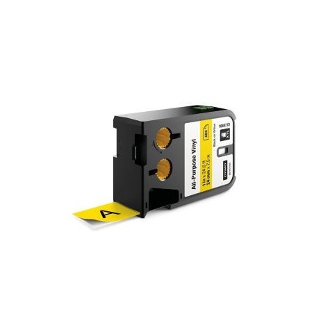 CINTA DYMO XTL.24MM. VINILO NEGRO-AMARILLO DYMO 1868773