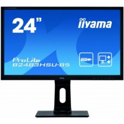 iiyama ProLite B2483HSU-B5 pantalla para PC 61 cm (24") 1920 x 1080 Pixeles Full HD LED Negro