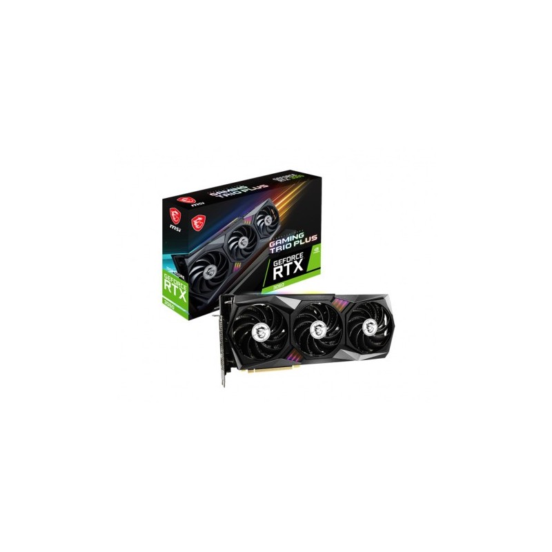 VGA MSI RTX 3060 GAMING TRIO PLUS 12G,NV,RTX3060,GDDR6,12GB,192BIT,HDMI+3DP,TORX FAN 4.0,3 VENTILADORES