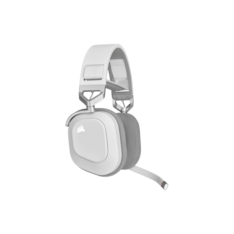 AURICULARES CORSAIR HS80 RGB WIRELESS BLANCO CA-9011236-EU