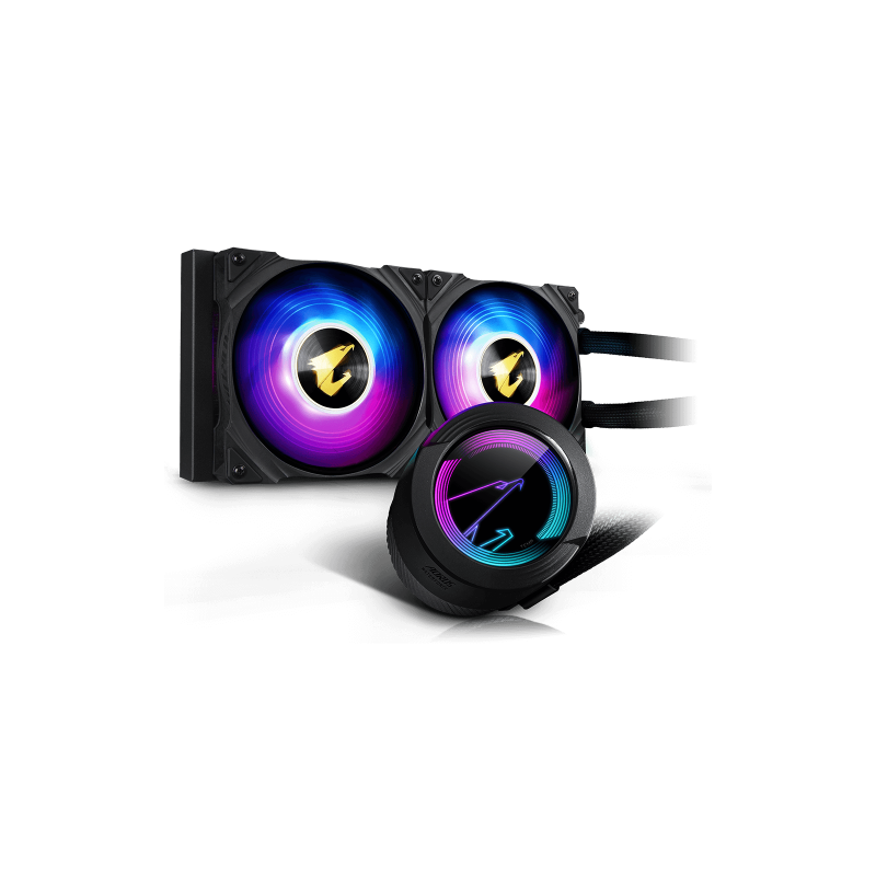 Gigabyte AORUS WATERFORCE 240 Procesador All-in-one liquid cooler 12 cm Negro