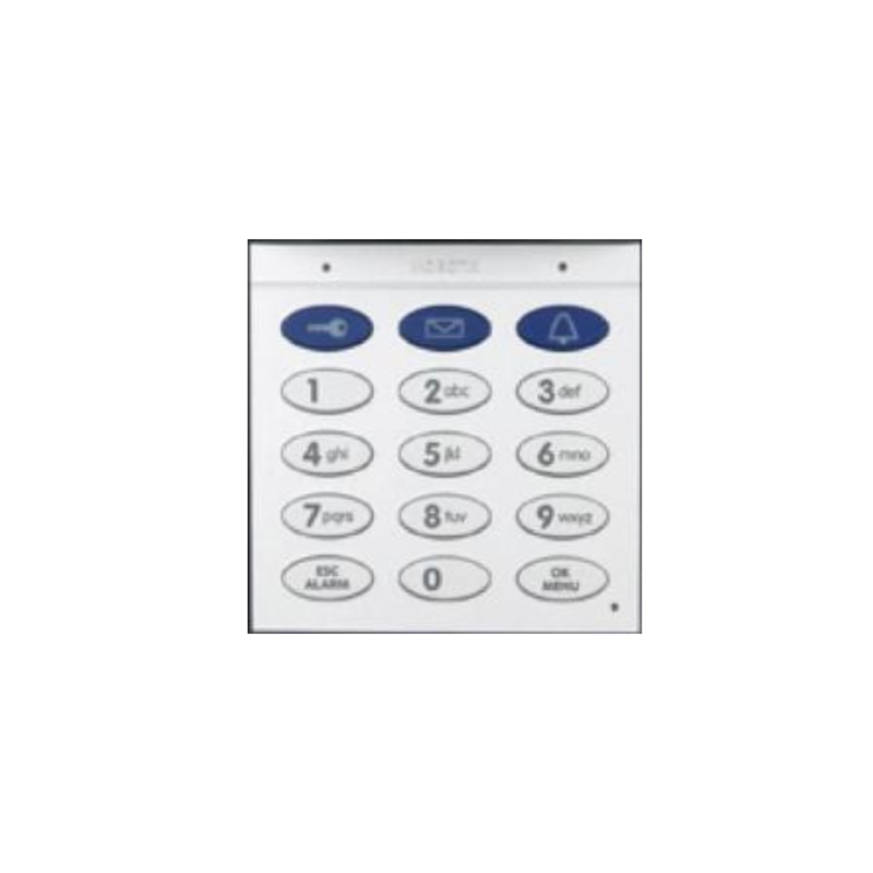 MOBOTIX KEYPAD WITH RFID TECHNOLOGY FOR T26, SILVER  (P/N:MX-A-KEYC-S)