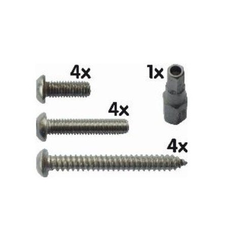 MOBOTIX SECURITY SCREW SET WITH ALLEN BIT FOR M1X/M2X  (P/N:MX-OPT-SEC-SCREWS-SET)