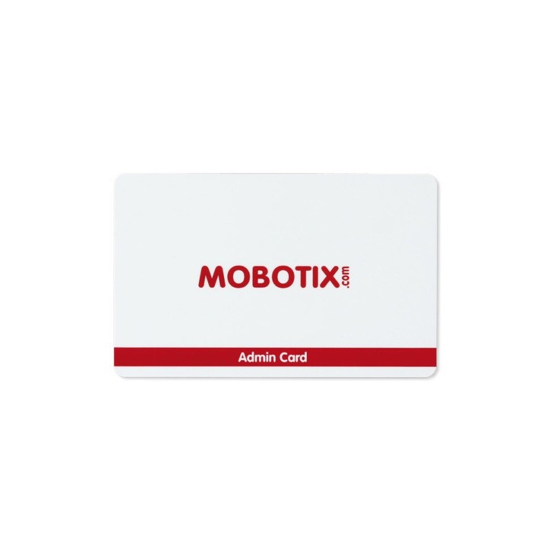 MOBOTIX ADMIN RFID TRANSPONDER CARD (RED)  (P/N:MX-ADMINCARD1)