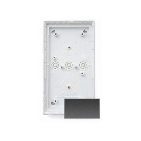 MOBOTIX DOUBLE ON-WALL-HOUSING, DARK GRAY  (P/N:MX-OPT-BOX-2-EXT-ON-DG)