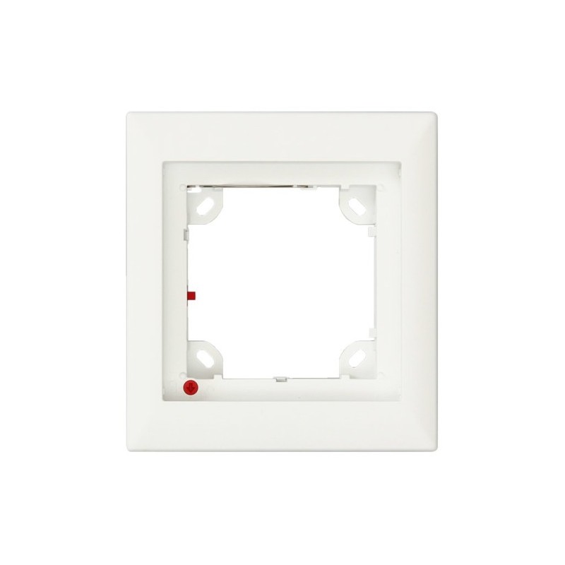 MOBOTIX SINGLE FRAME, WHITE  (P/N:MX-OPT-FRAME-1-EXT-PW)