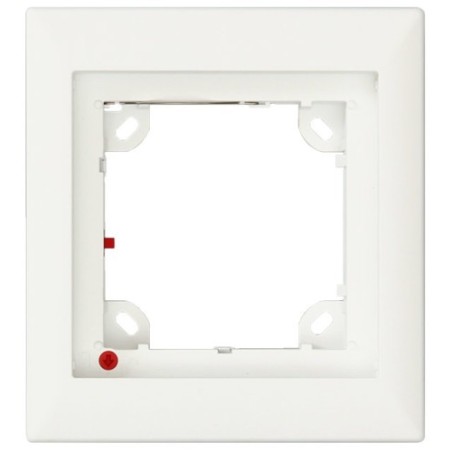 MOBOTIX SINGLE FRAME, WHITE  (P/N:MX-OPT-FRAME-1-EXT-PW)