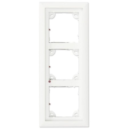 MOBOTIX TRIPLE FRAME, SILVER  (P/N:MX-OPT-FRAME-3-EXT-SV)