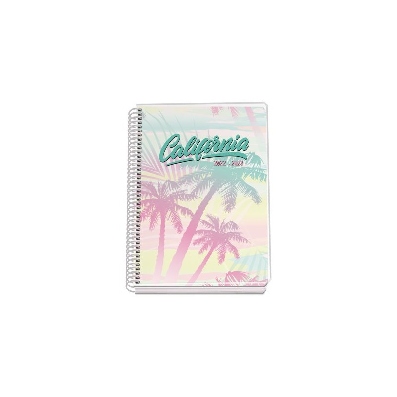 AGENDA ESCOLAR 2022-2023 A5 NEXUS 145 X 210 MM SEMANA VISTA CALIFORNIA PALMS DOHE 51307