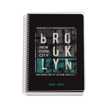 AGENDA ESCOLAR 2022-2023 A5 NEXUS 145 X 210 MM SEMANA VISTA BROOKLYN DOHE 51305