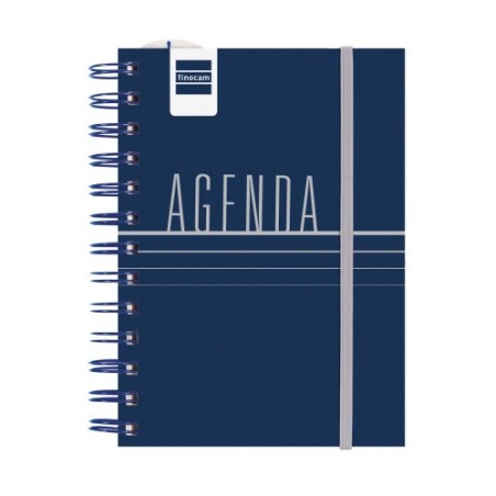 AGENDA ESCOLAR 2022-2023 MINI INSTITUT 1/8 1 DÍA PÁGINA LISA AZUL FINOCAM 532421723