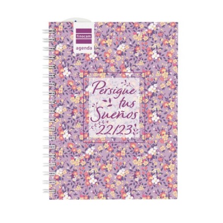 AGENDA ESCOLAR 2022-2023 MINI INSTITUT 1/8 SEMANA VISTA HORIZONTAL SUEÑOS FINOCAM 530403523