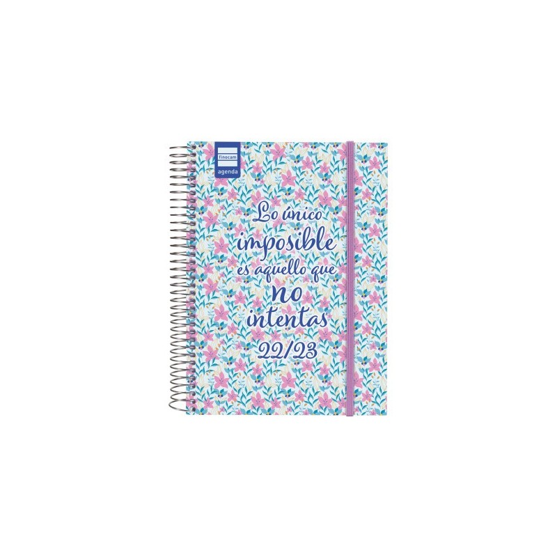 AGENDA ESCOLAR 2022-2023 SECUNDARIA 1/4 1 DÍA PÁGINA IMPOSIBLE FINOCAM 634243423