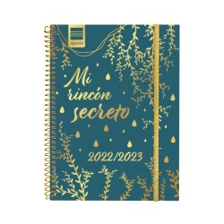 AGENDA ESCOLAR 2022-2023 SECUNDARIA 1/4 SEMANA VISTA HORIZONTAL RINCÓN FINOCAM 634203523