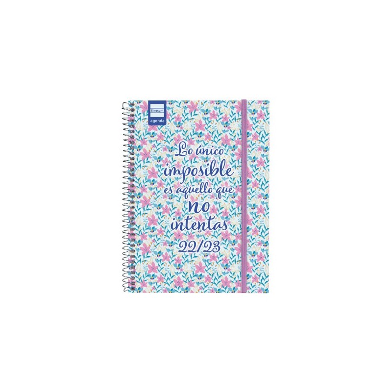 AGENDA ESCOLAR 2022-2023 SECUNDARIA 1/4 SEMANA VISTA HORIZONTAL IMPOSIBLE FINOCAM 634203423