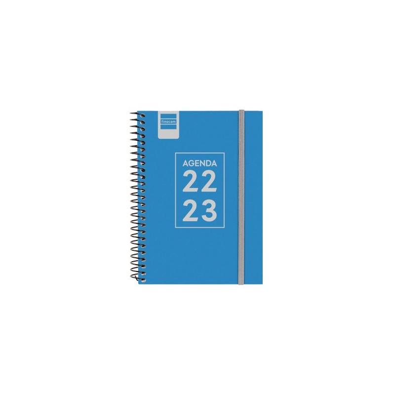 AGENDA ESCOLAR 2022-2023 SECUNDARIA 1/8 SEMANA VISTA HORIZONTAL AZUL FINOCAM 634224123