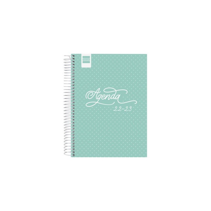 AGENDA ESCOLAR 2022-2023 COOL 1/4 1 DÍA PÁGINA TURQUESA FINOCAM 645060523