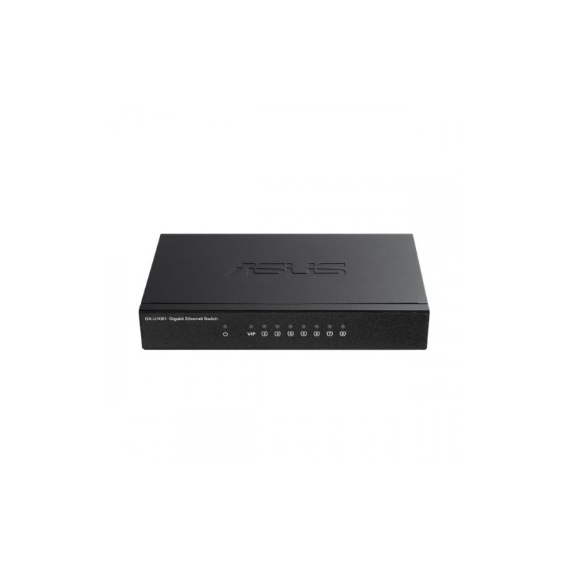 ASUS GX-U1081 Gestionado Gigabit Ethernet (10/100/1000) Negro