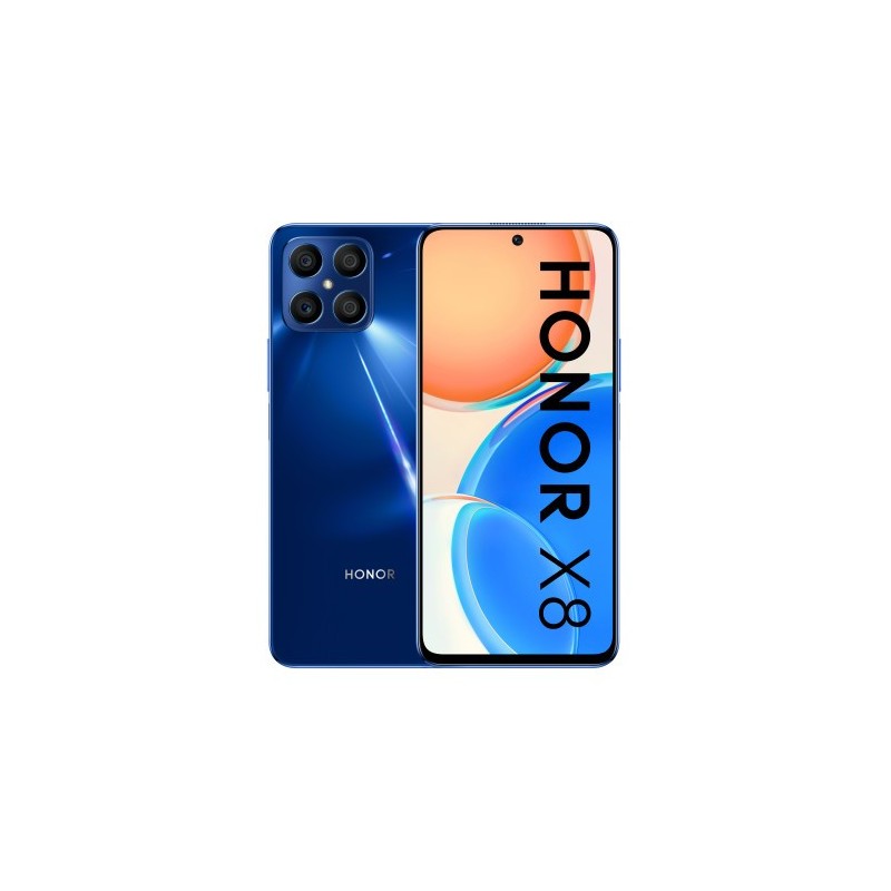 Honor X8 17 cm (6.7") SIM doble Android 11 4G USB Tipo C 6 GB 128 GB 4000 mAh Azul