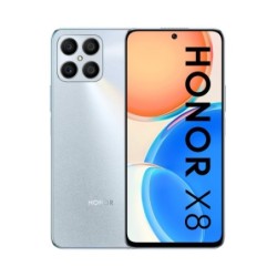 Honor X8 17 cm (6.7") SIM doble Android 11 4G USB Tipo C 6 GB 128 GB 4000 mAh Plata