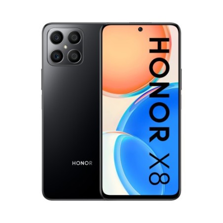 Honor X8 17 cm (6.7") SIM doble Android 11 4G USB Tipo C 6 GB 128 GB 4000 mAh Negro