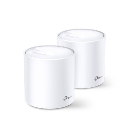 TP-LINK DECO X60(2-PACK) sistema Wi-Fi Mesh (Wi-Fi en malla) Doble banda (2,4 GHz / 5 GHz) Wi-Fi 6 (802.11ax) Blanco Interno