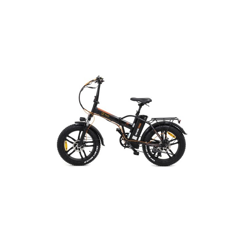 YOUIN EBIKE YOU-RIDE TEXAS - URBAN - FAT 20” X 4 - BAT. EXTRAIBLE - NEGRO/NARANJA
