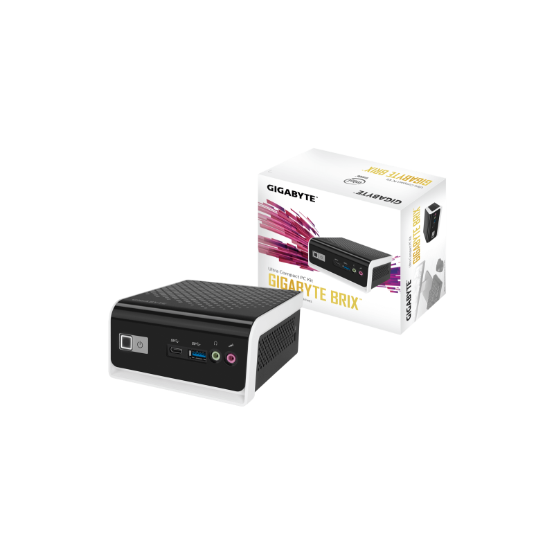 Gigabyte GB-BLCE-4000C PC/estación de trabajo barebone Negro, Blanco BGA 1090 N4000 1,1 GHz