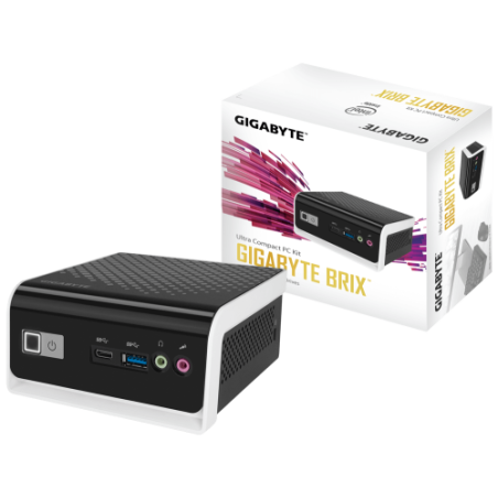 Gigabyte GB-BLCE-4000C PC/estación de trabajo barebone Negro, Blanco BGA 1090 N4000 1,1 GHz