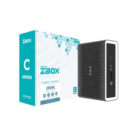 BAREBONE ZOTAC ZBOX CI665 NANO, Barebone, Intel Core-i7-1165G7, 2X DDR4 SODIMM, 2.5"" SATA III Bay, 2GLAN, WIFI, BT, DP/HDMI, EU+UK PLUG