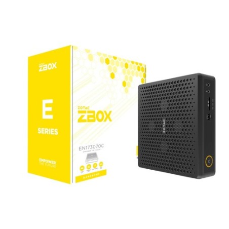 BAREBONE ZOTAC ZBOX EN173070C-BE, Barebone Intel i7-11800H, NVIDIA RTX3070 LAPTOP, 2x DDR4 SODIMM SLOT, M.2 SSD SLOT, 2.5"" SATAIII BAY, WIFI, BT, 2.5G LAN, GLAN, 2x DP, 2x HDMI, EU+UK PLUG