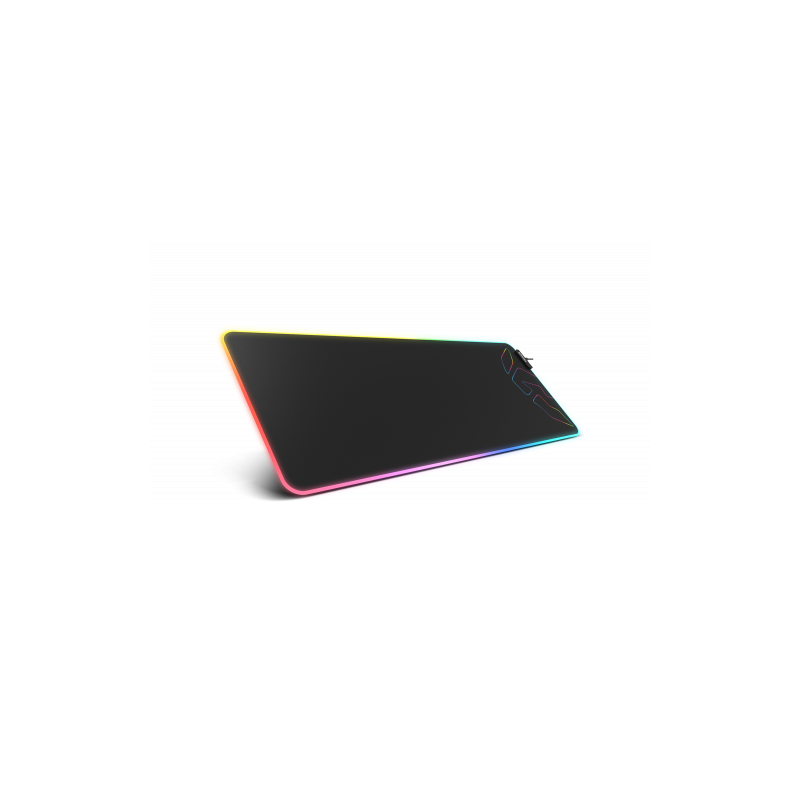 Krom Knout XL RGB Alfombrilla de ratón para juegos Negro