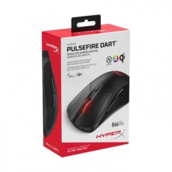 HyperX Pulsefire Dart ratón mano derecha RF inalámbrico Óptico 16000 DPI