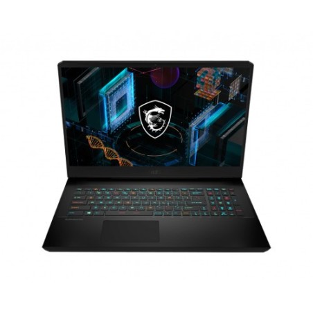 MSI PORTATIL GP76 LEOPARD 11UG-1044XES. 17.3" FHD (1920*1080) 360HZ. I7-11800H+HM570. RTX3070 GDDR6 8GB. DDR4 8GB*2 (3200MHZ). 1TB SSD. FREE DOS. NEGRO